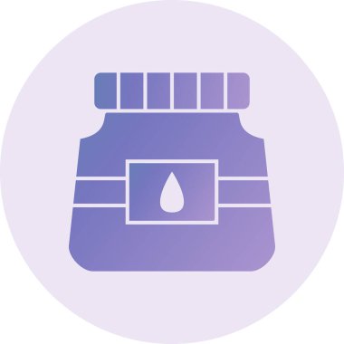 Kavanoz ikonu vektör illüstrasyonu