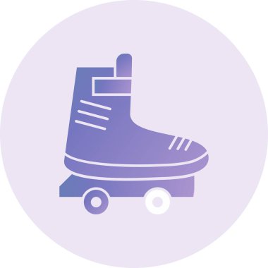 Paten kayın. Web simgesi basit illüstrasyon