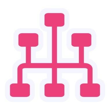 Durum haritası simgesi. Vektör İllüstrasyonu