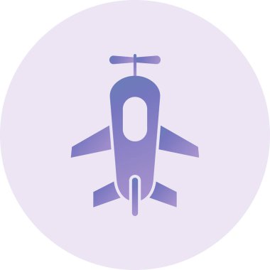 airplane icon, web simple illustration
