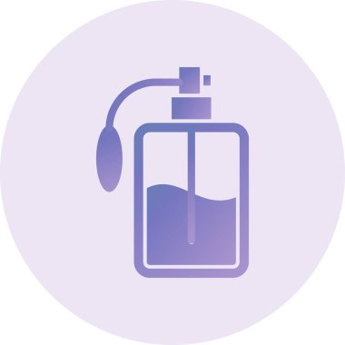 Parfüm Vektörü Kabartma Simgesi Tasarımı 