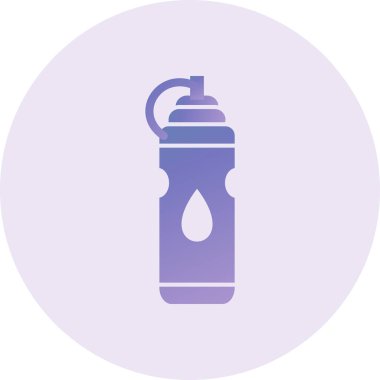 bottle. web color icon simple illustration