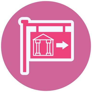 İnşaat. Web simgesi basit illüstrasyon