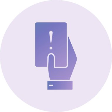 Yellow Card flat icon