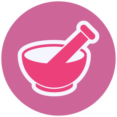 Havan topu. Web simgesi basit illüstrasyon