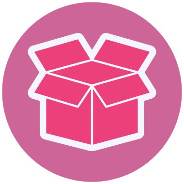 Kutu Vektörü Simgesi Tasarımı