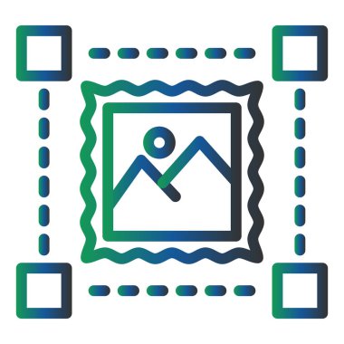 Fotoğraf Düzenleme Vektörü Kabartma Simgesi Tasarımı 