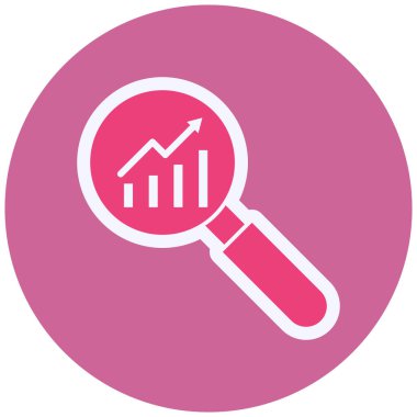 Arama simgesinin vektör illüstrasyonu