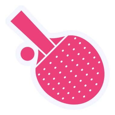 vector illustration of ping pong icon