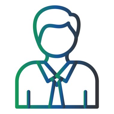 vector illustration of Lawyer man  