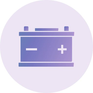 web icon simple illustration of Battery