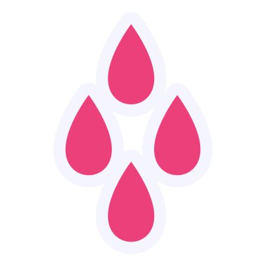 kan damlası ikonu vektör illüstrasyon grafik tasarımı