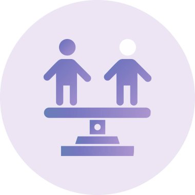 Human Rights Law  icon simple illustration