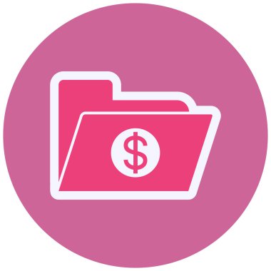 folder web icon. simple illustration