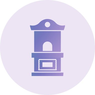 Bilet Ofisi modern simge vektör illüstrasyonu