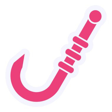 hook icon. simple illustration 