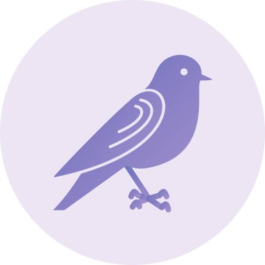 kuş vektör simgesi simgesi