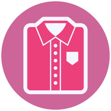 Gömlek. Web simgesi basit illüstrasyon