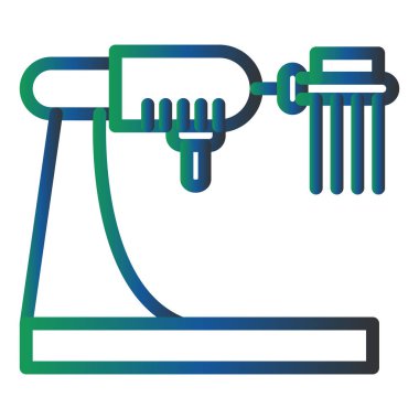 vector illustration of Pasta Machine
