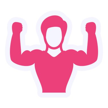 Gym Owner vector icons for web design