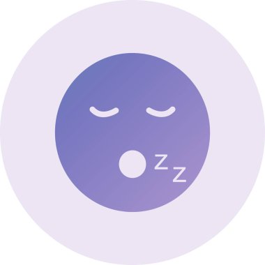 Simge uyku, illüstrasyon vektör