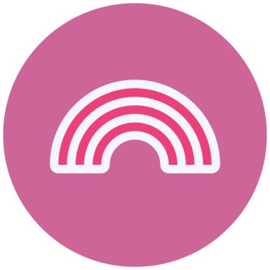 Eşsiz, web simgesi vektör illüstrasyonu