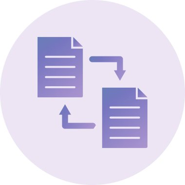 digital document. web icon simple illustration