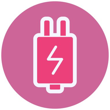 güç dolgu vektör çizgisi simgesi