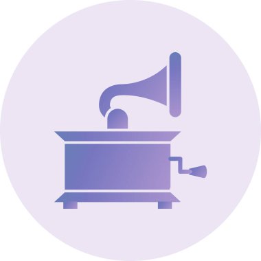 megaphone, web illustration of modern icon