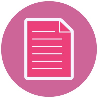 dosya belgesi. Basit resimleme