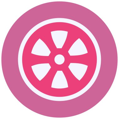 Rim Vektör Şekil Simgesi Tasarımı 