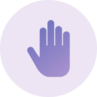 Hand Tool. Vector Glyph Icon Design