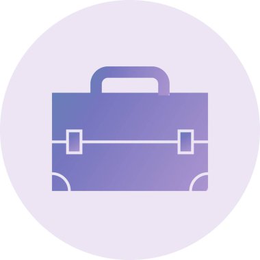 briefcase, web icon simple illustration