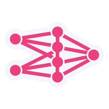 Molekül. Web simgesi basit illüstrasyon