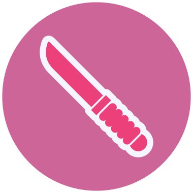 Bıçak. Web simgesi basit illüstrasyon