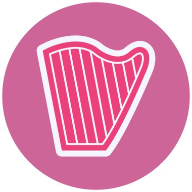 Müzik. Web simgesi basit illüstrasyon