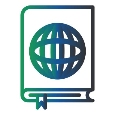 International Law icon symbol, vector illustration