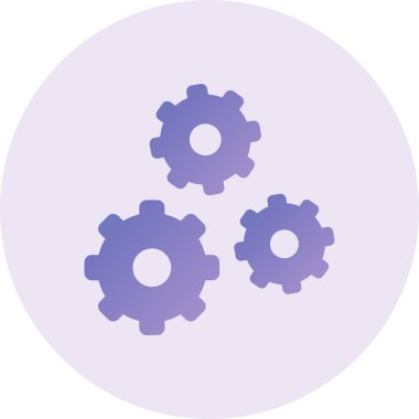 Cogwheel settings. web icon simple illustration