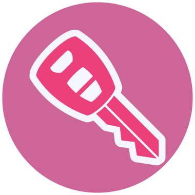 Anahtar. Web simgesi basit illüstrasyon 