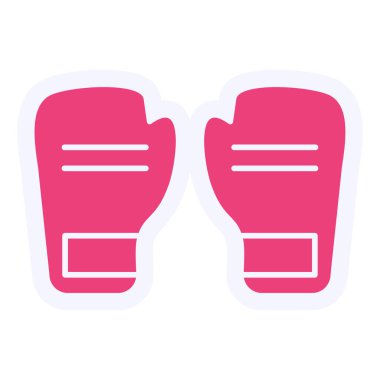 Eldiven. Web simgesi basit illüstrasyon