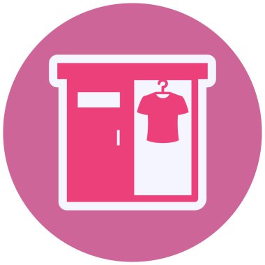 Değişim Odası simgesinin vektör illüstrasyonu