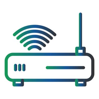 Yönlendirici simgesinin vektör illüstrasyonu