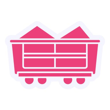 Alışveriş arabası ikon vektör illüstrasyonu