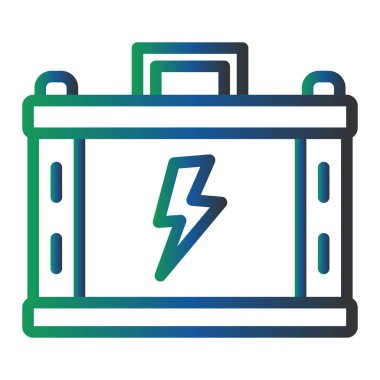 web icon simple illustration of Battery