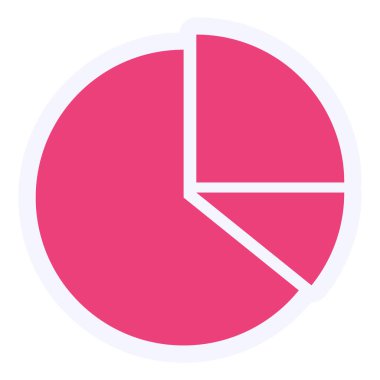 Grafik simgesinin vektör illüstrasyonu