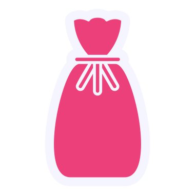 Pasta Kutusu Vektörü Kabartma Simgesi Tasarımı 