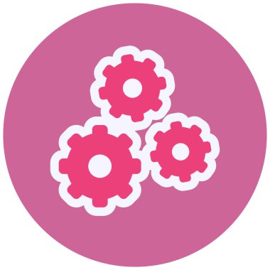 Cogwheel settings. web icon simple illustration