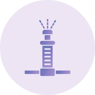 simple web illustration icon of Sprinkler 