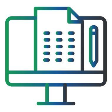 modern simge vektör illüstrasyonu