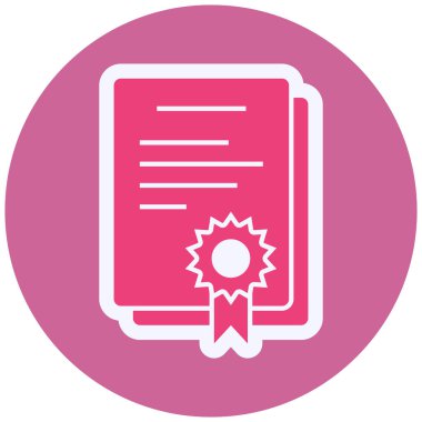 document icon for your project color vector illustration